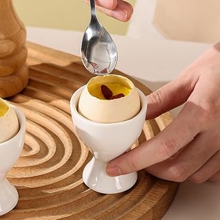 2 copos para ovos, suporte de ovo de café da manhã estilo europeu, utensílios de cozinha, utensílios de mesa, decoração de mesa