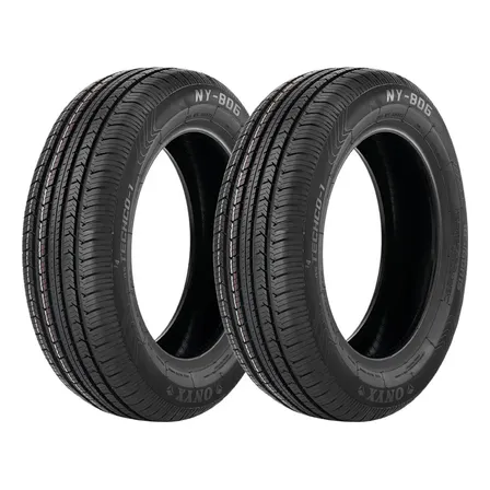 Jogo 2 Pneus Onyx Aro 13 Ny-806 175/75r13 84t T