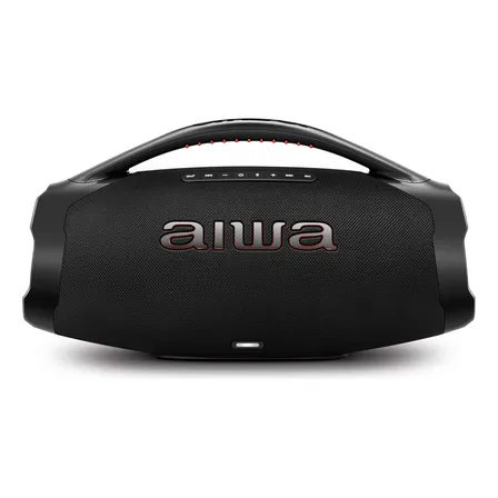 Caixa De Som Boombox Aiwa AWS-BBS-01-B 200w IP66 30hs De Bateria