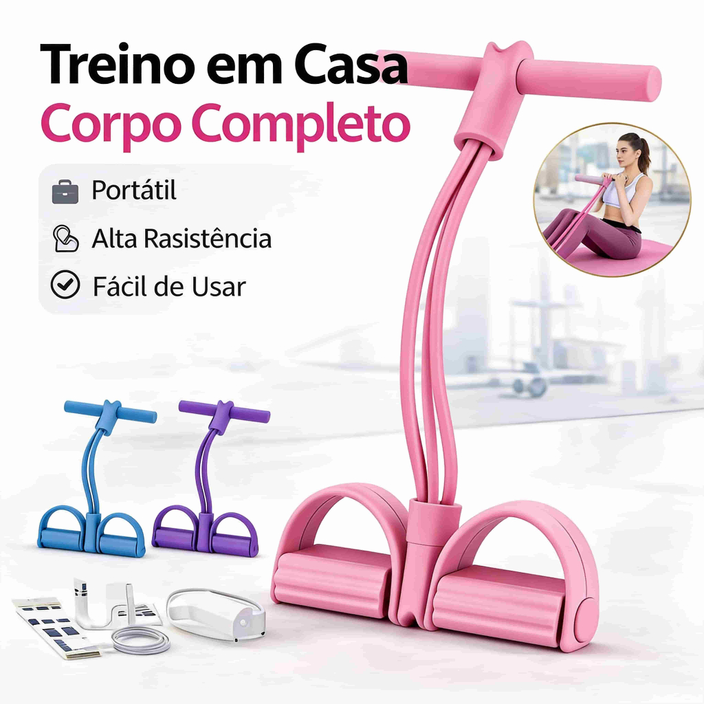 Extensor Elástico Exercícios Academia Ginástica Tensão Forte Faixa Resistência com Corda para Puxar