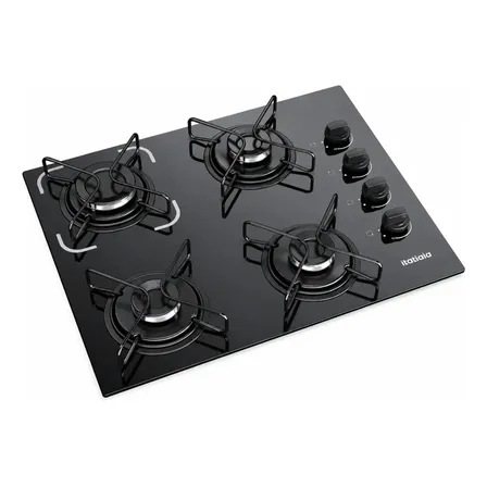 Cooktop Itatiaia Essencial 4 Bocas cor Preto