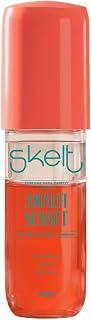 Perfume para Cabelo Amalfi Sunset Skelt Hair Mist 140ml | Fórmula Bifásica Leve, Controle do Frizz, Brilho Instantâneo, Notas de Jasmim e Sândalo, Sela as Cutículas