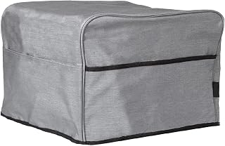 Capas para eletrodomésticos de cozinha, portáteis à prova de poeira com acessórios para fogão de bolso, para eletrodomésticos, Cinza