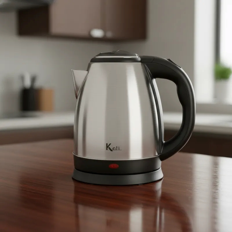 Chaleira Elétrica Jarra Inox 1.8L Ferve Água Rápido Desligamento Automático 110V 220V Café Chá