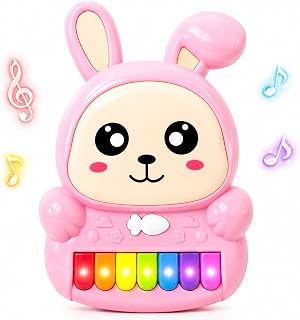 Coelhinho Musical com Luz e Som para Bebês – Brinquedo Educativo Interativo que Estimula o Desenvolvimento Infantil