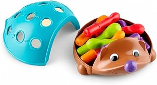 Brinquedo Educativo Ouriço de Encaixe Infantil – Jogo Sensorial com Peças Coloridas, Coordenação Motora, Desenvolvimento Cognitivo, Aprendizado Montessori, Presente para Crianças a partir de 2 Anos