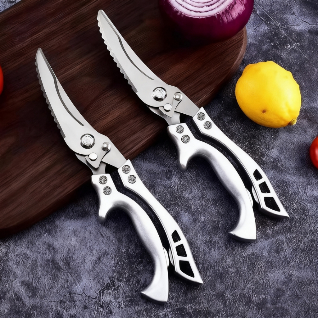 Tesoura Multifuncional Para Corte Alimentos Legumes Peixes Frangos Verdura