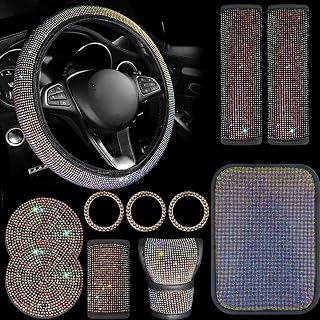 Kit Automotivo Feminino Com 11 Peças Conjunto De Acessórios