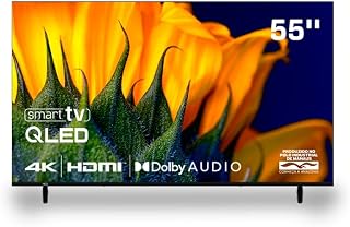 Smart TV HQ QLED 55 Polegadas HQ-QLED55SM 4K Wi-Fi Bluetooth, Apps, Netflix, YouTube e Prime Vídeo